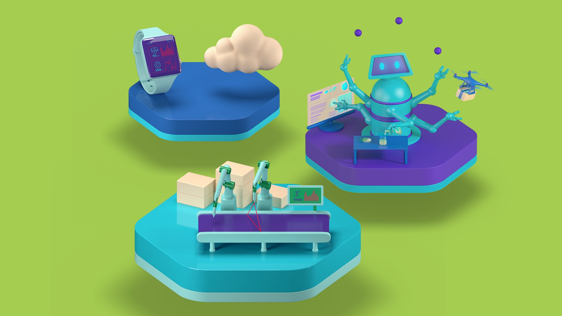 Smarter, connected world visual
